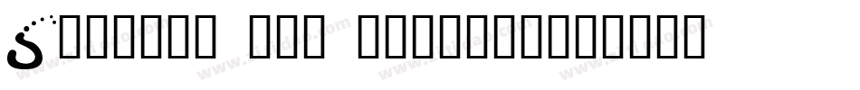 Stripes and bubbles字体转换